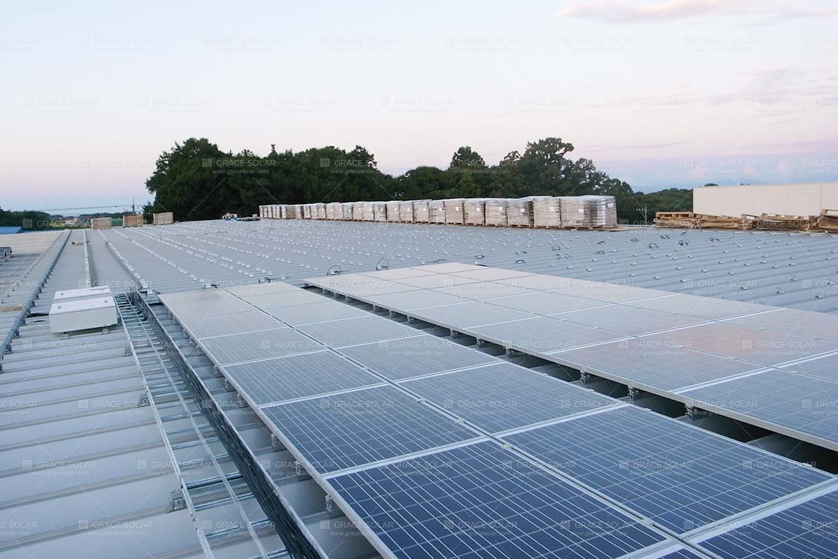 roof mounted solar system